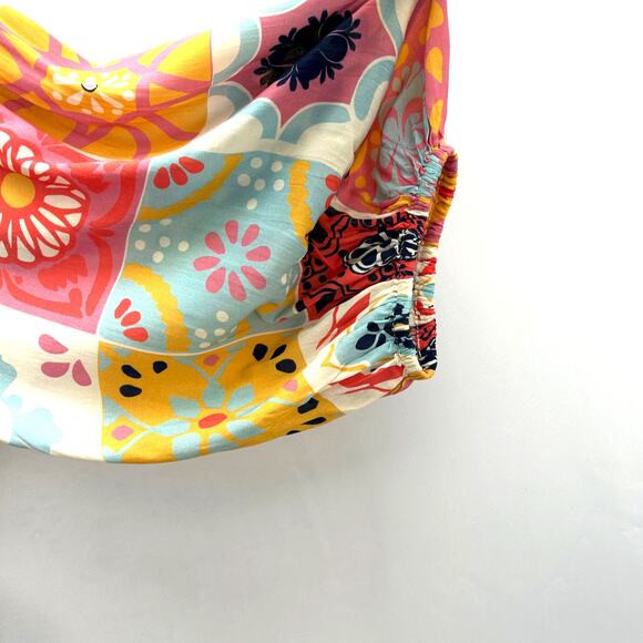 NWT Carolina K Debra Maxi Dress/Cover Up in Terracotta Tile Pattern, Sz S - Picture 7 of 12